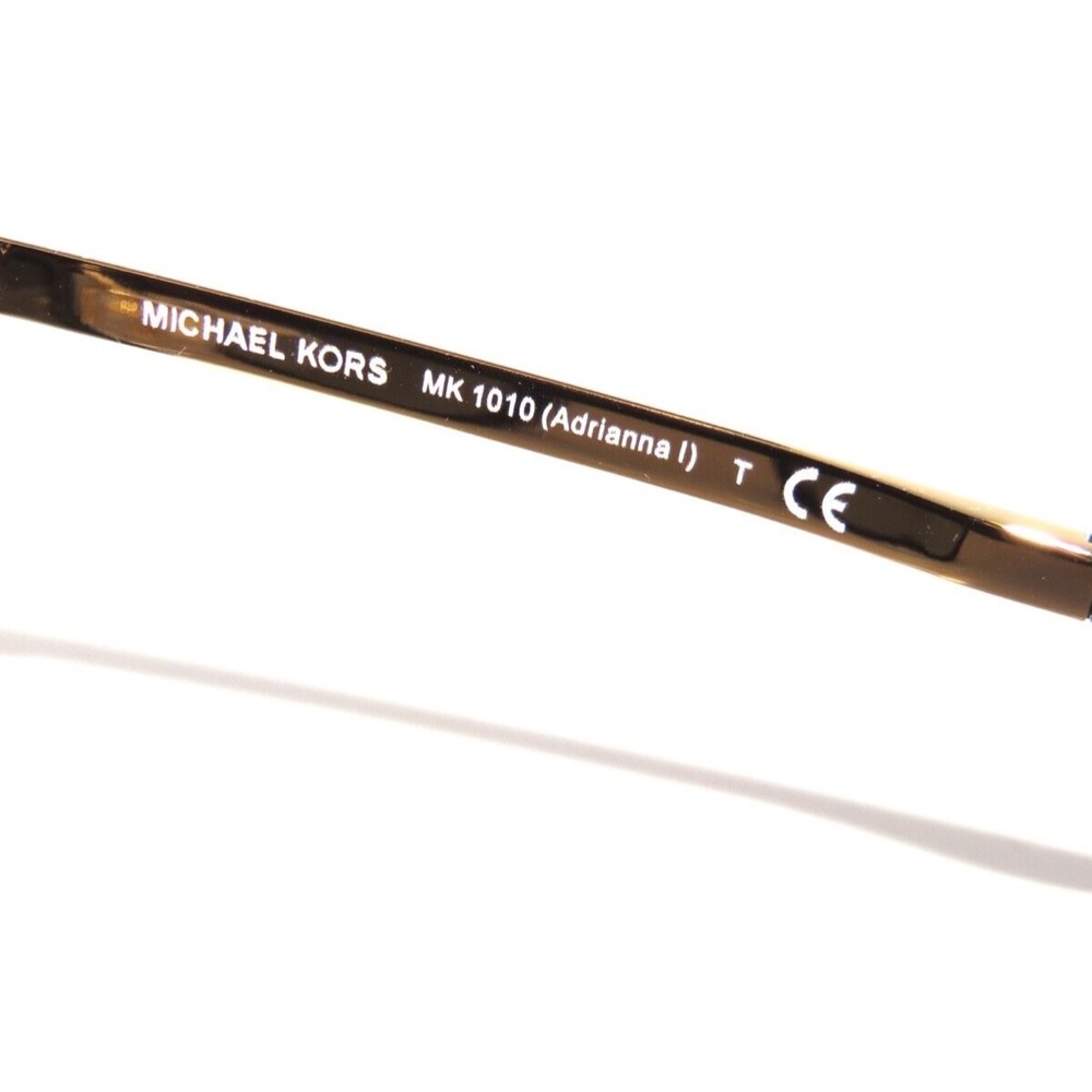 Michael Kors Adrianna I 1010 110011 Black Gold Gray Gradient Sunglasses - Picture 5 of 5